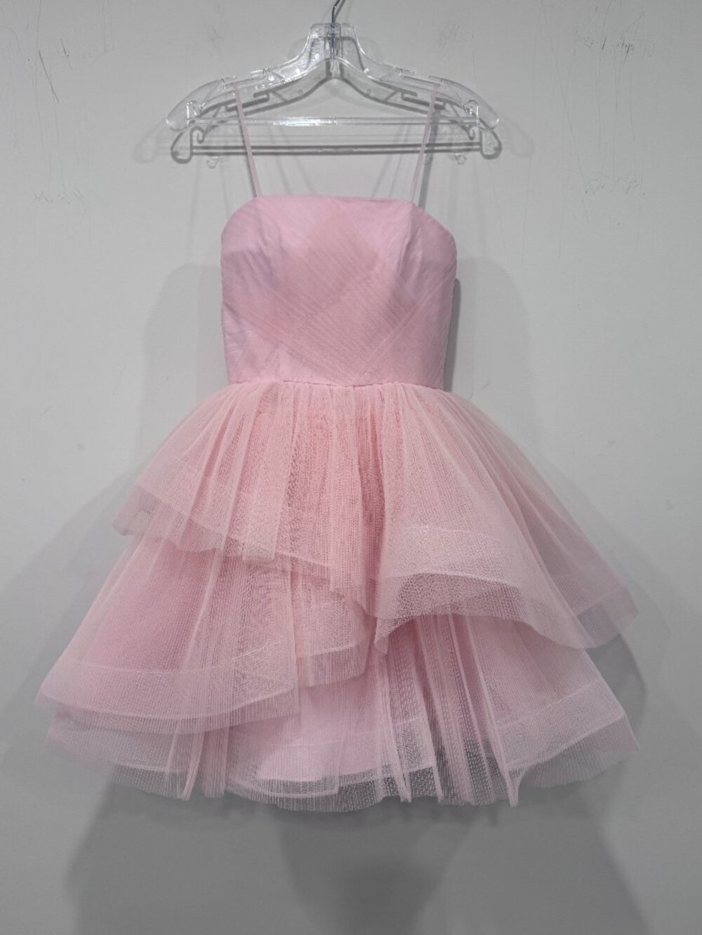 Jovani Girls Pink Fit and Flare Short Dress New, Size 10 Oversized